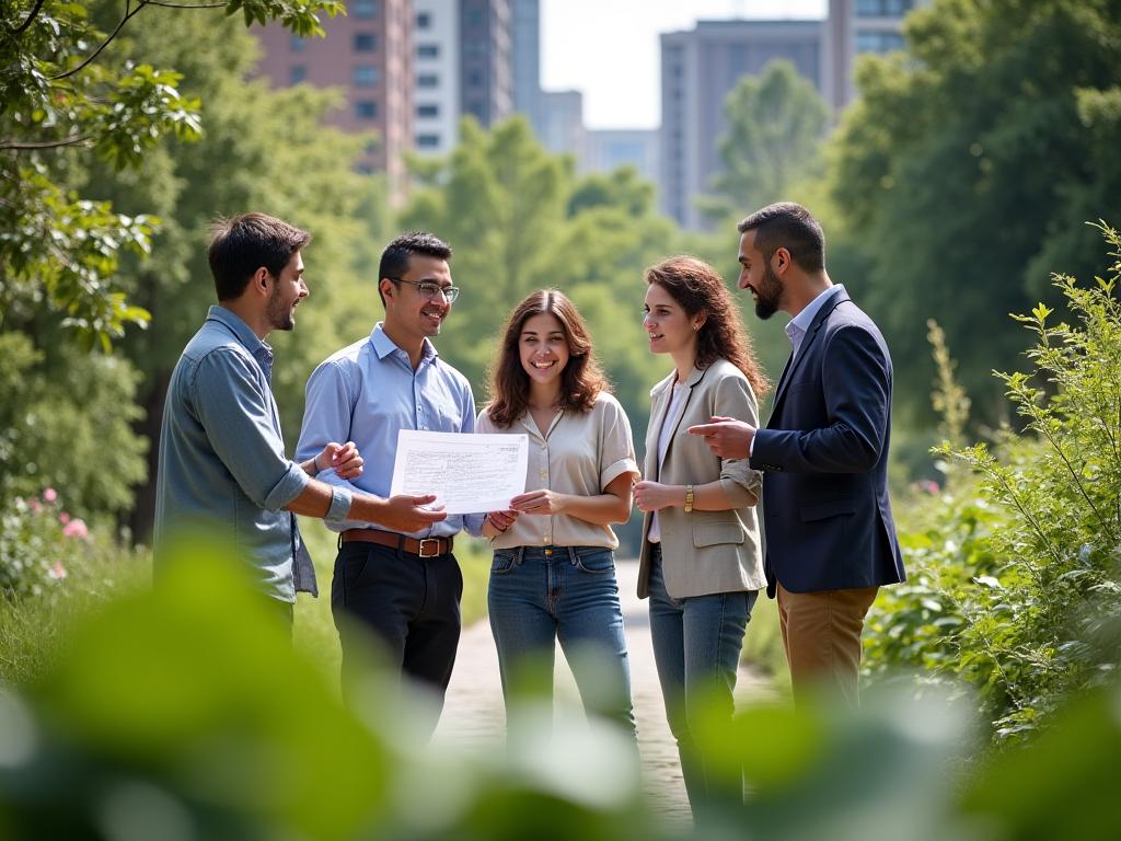 Equipo de Canto Diseño trabajando en campo